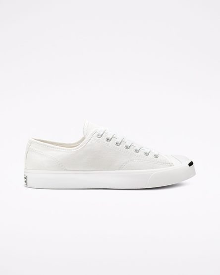 Zapatillas Bajas Converse Jack Purcell Canvas Mujer Blancas Negras | PE E825L0